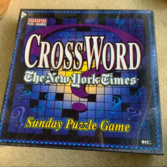 CROSSWORD GAME NY TIMES SEALED NEW - Picture 1 of 3